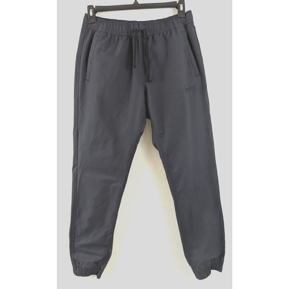 Nike sz L Jogger Track Pants slim fit player woven black 934592-010 men 2915 - Picture 1 of 7